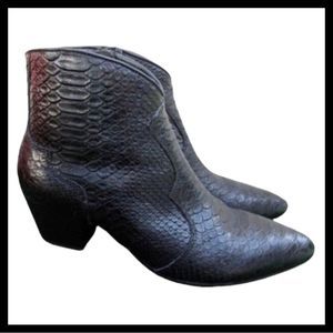 ASH Ankle Boots Black Leather